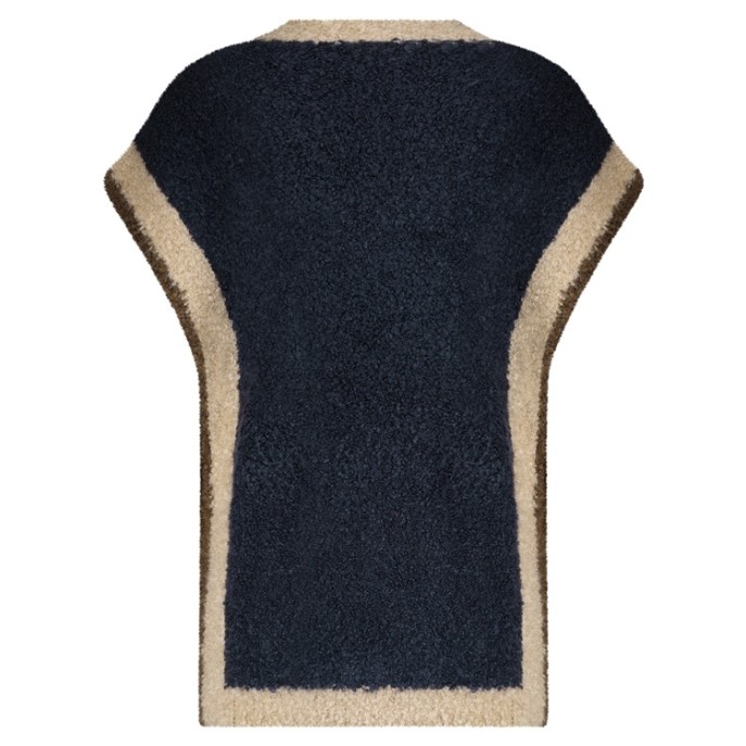 Red Button Spencer vhals bies Indigo zand taupe